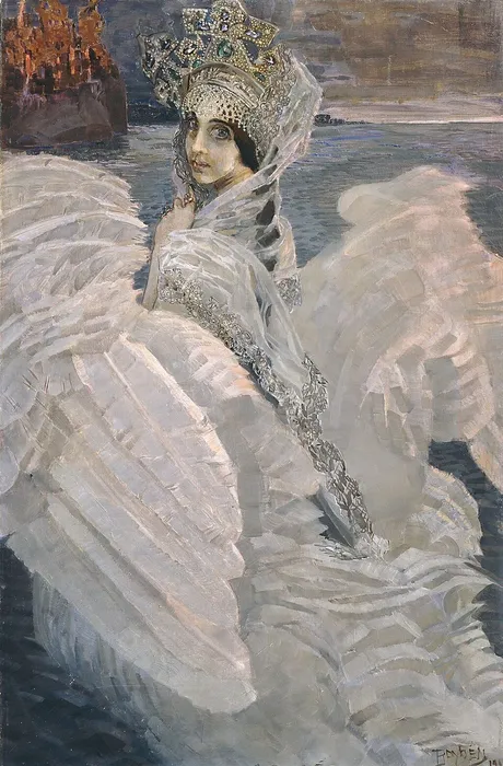Tsarevna-Lebed_by_Mikhail_Vrubel_(brightened)